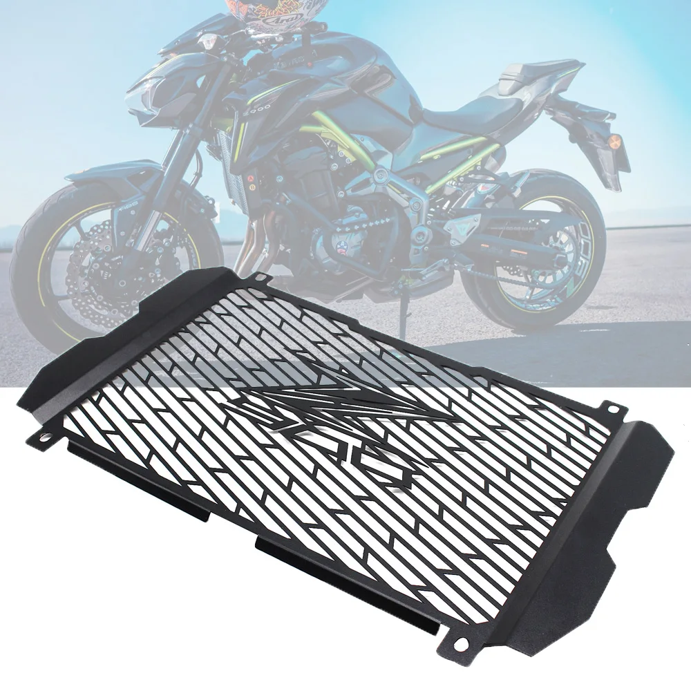 Para kawasaki z900 z 900 2017 2018 2019 2020 acessórios da motocicleta radiador guarda grill capa tanque de água refrigerador moldura protetor Para kawasaki z900 z 900 2017 2018 2019 2020 acessórios da motocicleta radiador guarda grill capa tanque de água refrigerador moldura protetor
