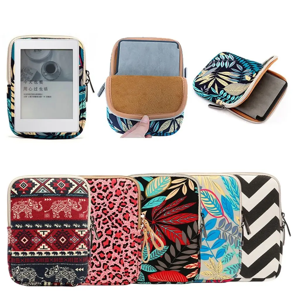 Capa portátil para leitor eletrônico de 6 polegadas, para kindle paperwhite, capa protetora, bolsa de inserção, 11a geração, bolsa de transporte à prova de choque