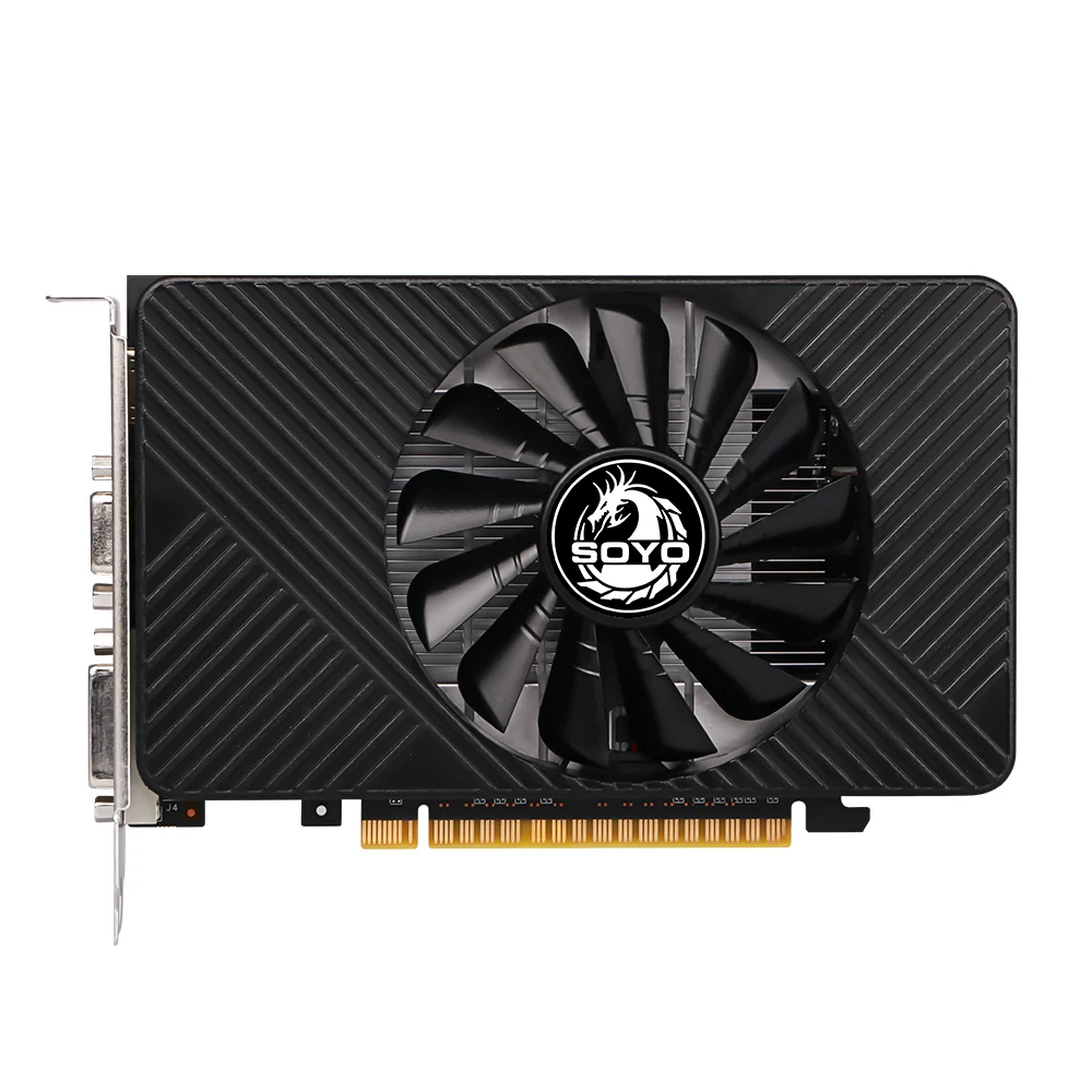 Placa de Vídeo SOYO GTX 550TI GDDR5 2GB 40NM 128BIT HDMI VGA DVI para PC, Jogos, Computador, GPU 625MHZ PhysX, Ventoinha Única