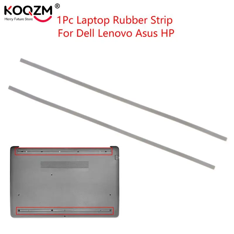 1pc universal portátil tira de borracha para lenovo/asus/hp/dell diy caso inferior almofada do pé superfície portátil borracha pé almofada