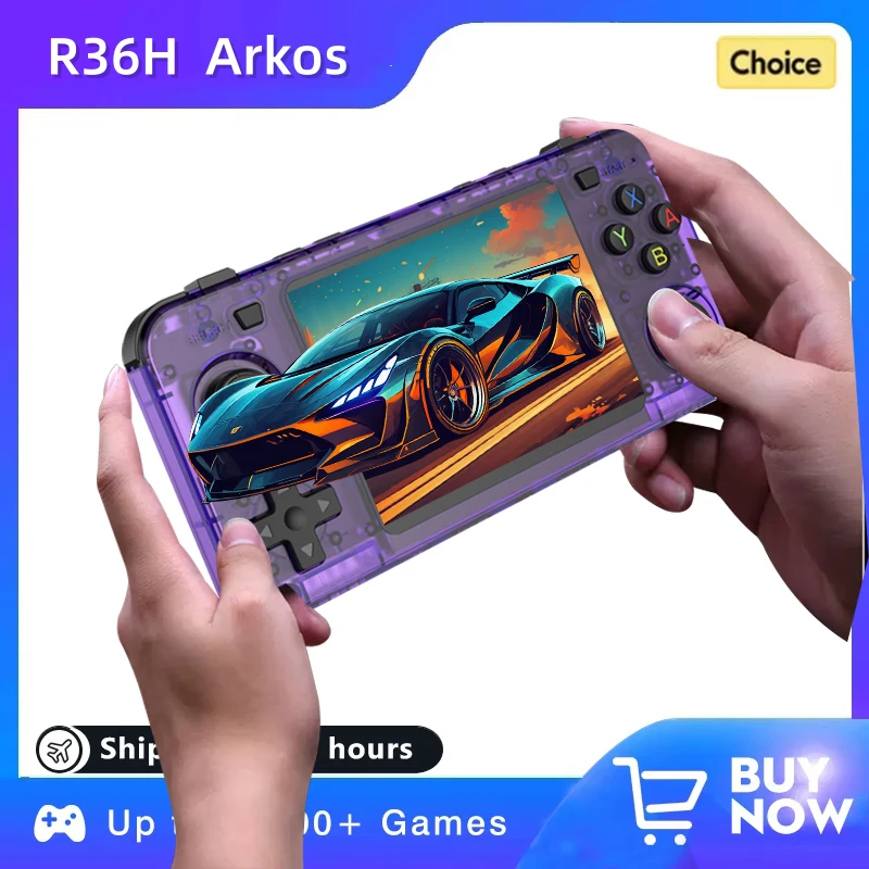 Original arkos r36h console de jogo 3.5 Polegada tela ips portátil bolso vídeo player retro handheld consolas r36s jogo menino presentes Original arkos r36h console de jogo 3.5 Polegada tela ips portátil bolso vídeo player retro handheld consolas r36s jogo menino presentes