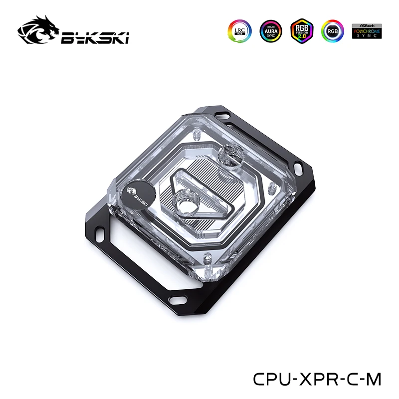 Bykski-Refrigeração a Água CPU Block Cooler, AMD Ryzen 9, 7, 5, AM5,AM4, Processador AM3, CPU-XPR-C-M