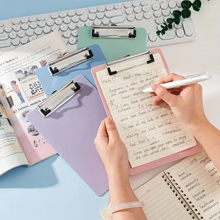 Simples a5 bill clipboard bloco de notas clipe placa de folhas soltas caderno arquivo bloco de escrita grampos suporte de papel material escolar de escritório