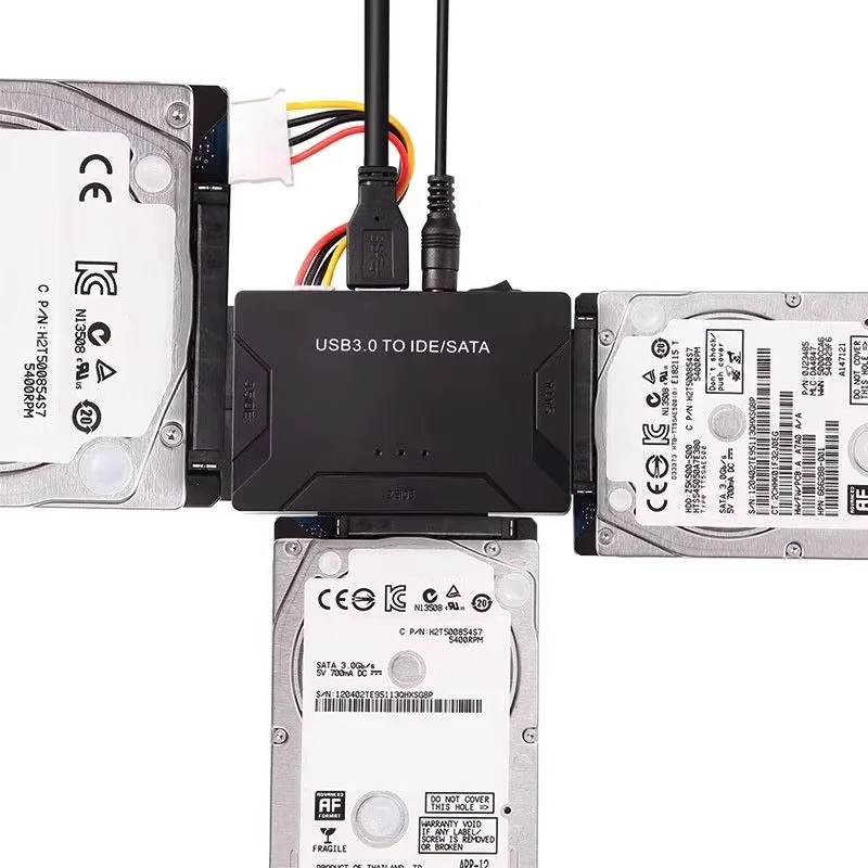 Adaptador sata/ide para usb 3.0, conversor de cabo adaptador de disco rígido para 2.5/3.5 tamanhos sata e ide hdd suporte 6tb para pc macbook