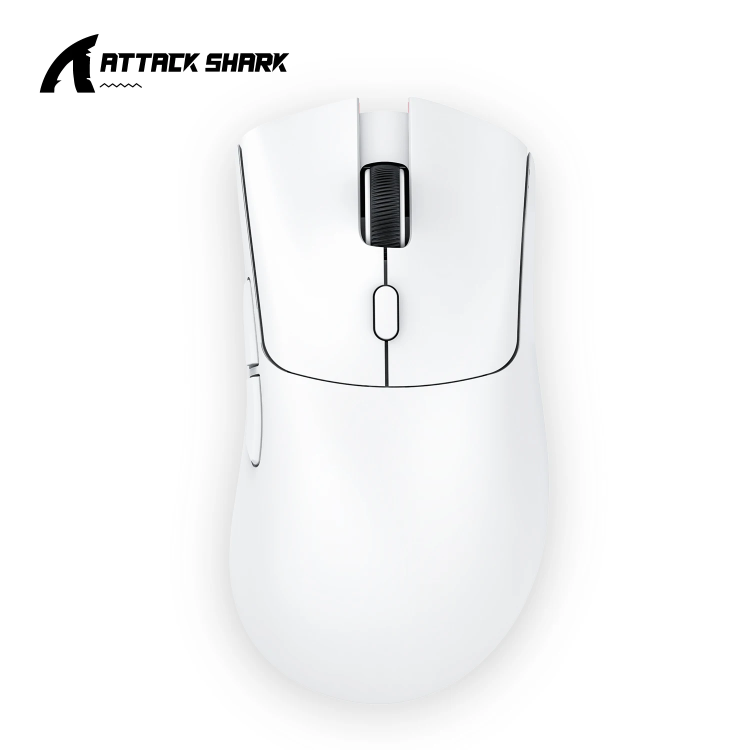 Mouse Gamer Sem Fio Leve ATTACK SHARK R1 Tri-Modo 2.4G Bluetooth com Fio RGB Ergonômico Programável para Laptop e PC