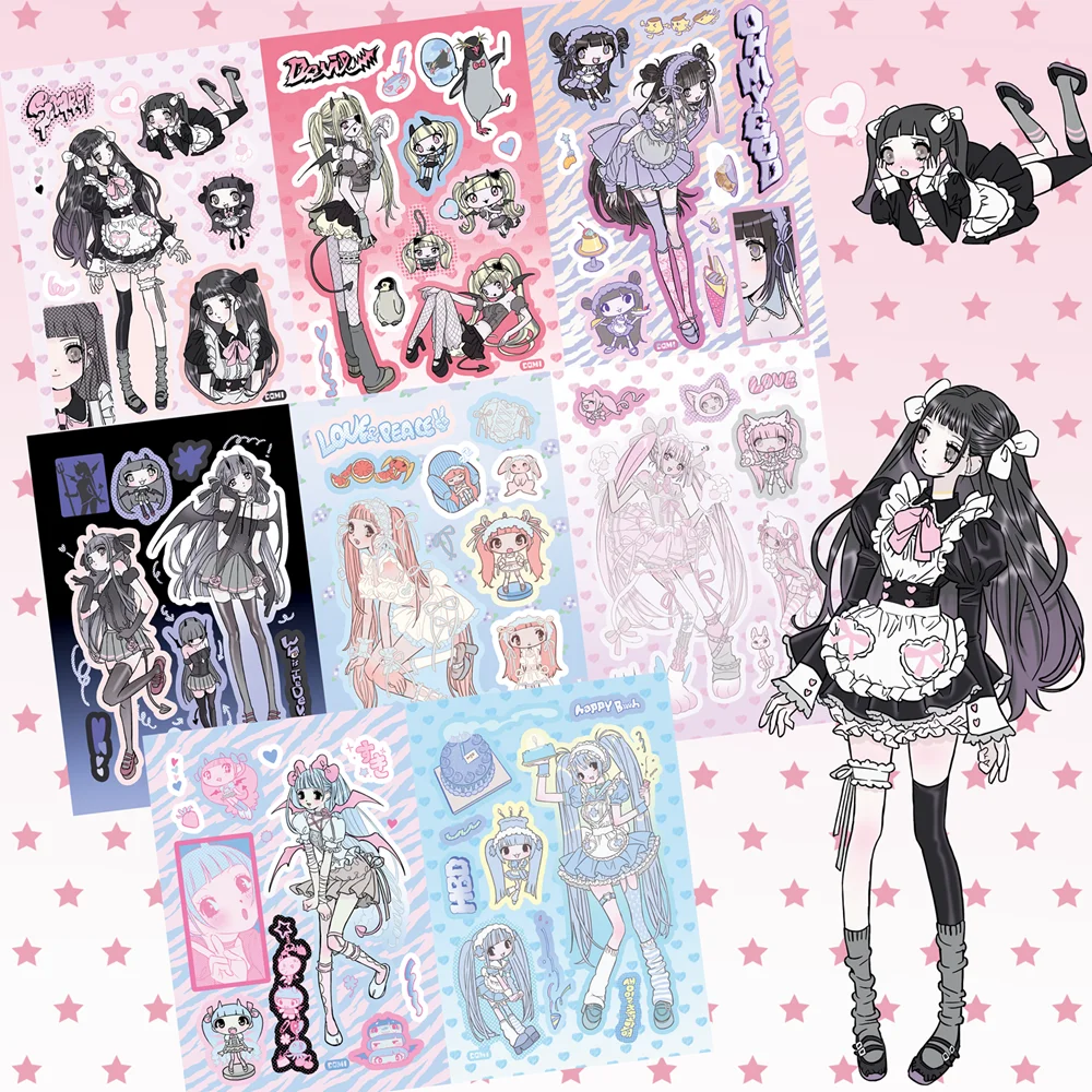 1/32 pçs coreano novo domi adesivo livro páginas internas bonito menina adesivos mão conta caderno diário scrapbook diy adesivo decorativo 1/32 pçs coreano novo domi adesivo livro páginas internas bonito menina adesivos mão conta caderno diário scrapbook diy adesivo decorativo