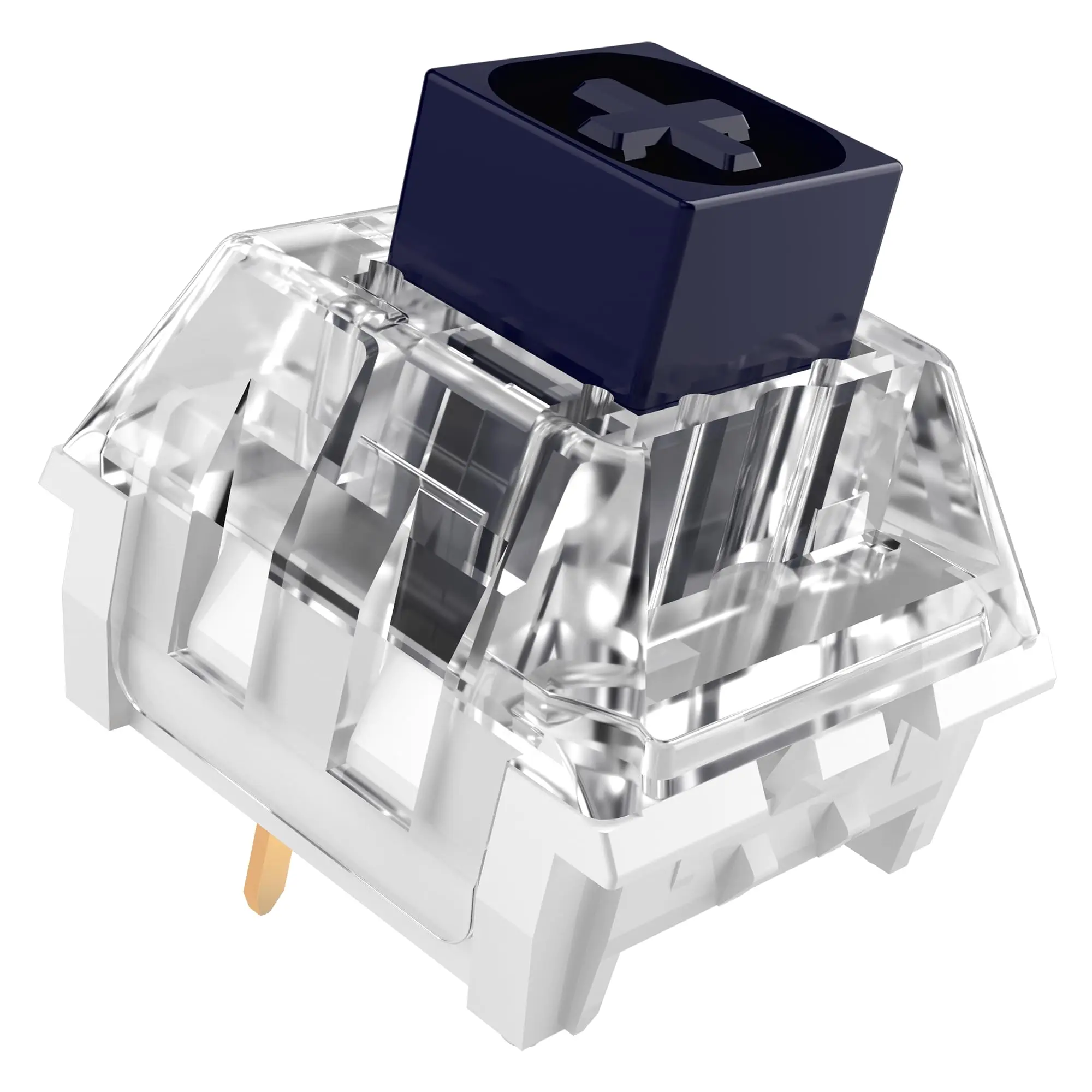 Switches Mecânicos Kailh Box Navy, 3 Pinos 60gf Clicky Pré-Lubrificados à Prova d'Água para Kit de Teclado Gamer 60, Switches Personalizados