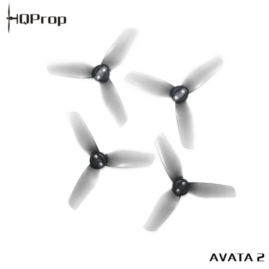 2/4 Pares de Hélices HQProp 3X3X3 de 3 Polegadas e 3 Lâminas, Cor Cinza, em Policarbonato, Compatíveis com DJI Avata 2 para Peças de Drone de Corrida FPV