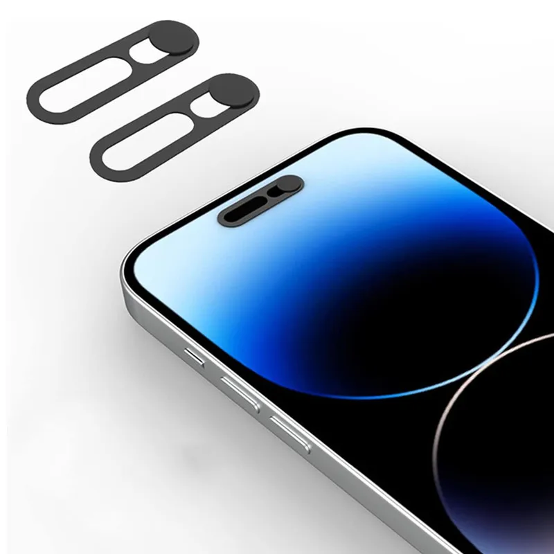2 pçs webcam capa antiespionagem capa de lente da câmera frontal para iphone 17 ar 16 15 pro max plus 17air 17pro i17 protetor de privacidade adesivo