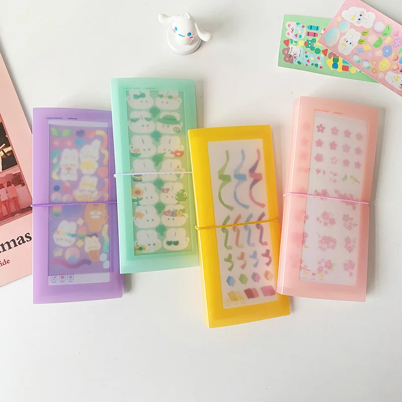 Yoofun 30 folhas álbum scrapbooking material papel adesivos coleção armazenamento livro titular do cartão transparente armazenamento de fotos