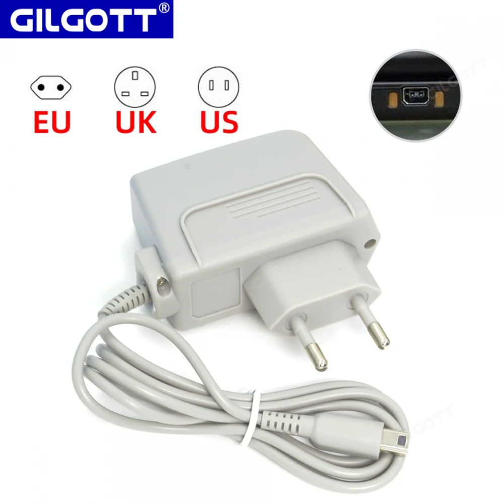 Carregador de viagem para parede doméstica 100-240V Adaptador de fonte de alimentação CA para Nintendo New 3DS 2DS XL LL DSi - Plugue UE / EUA / Reino Unido Carregador de viagem para parede doméstica 100-240V Adaptador de fonte de alimentação CA para Nintendo New 3DS 2DS XL LL DSi - Plugue UE / EUA / Reino Unido