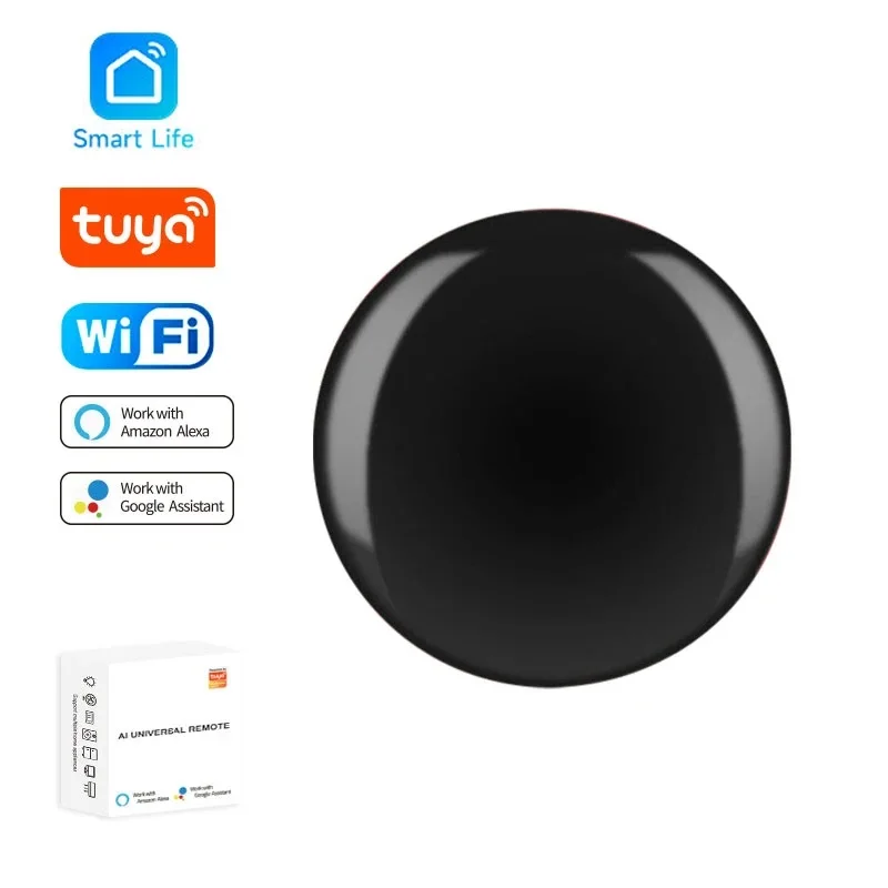 Tuya wifi ir controle remoto casa inteligente controlador infravermelho universal para alexa google proteção de segurança em casa automação residencial
