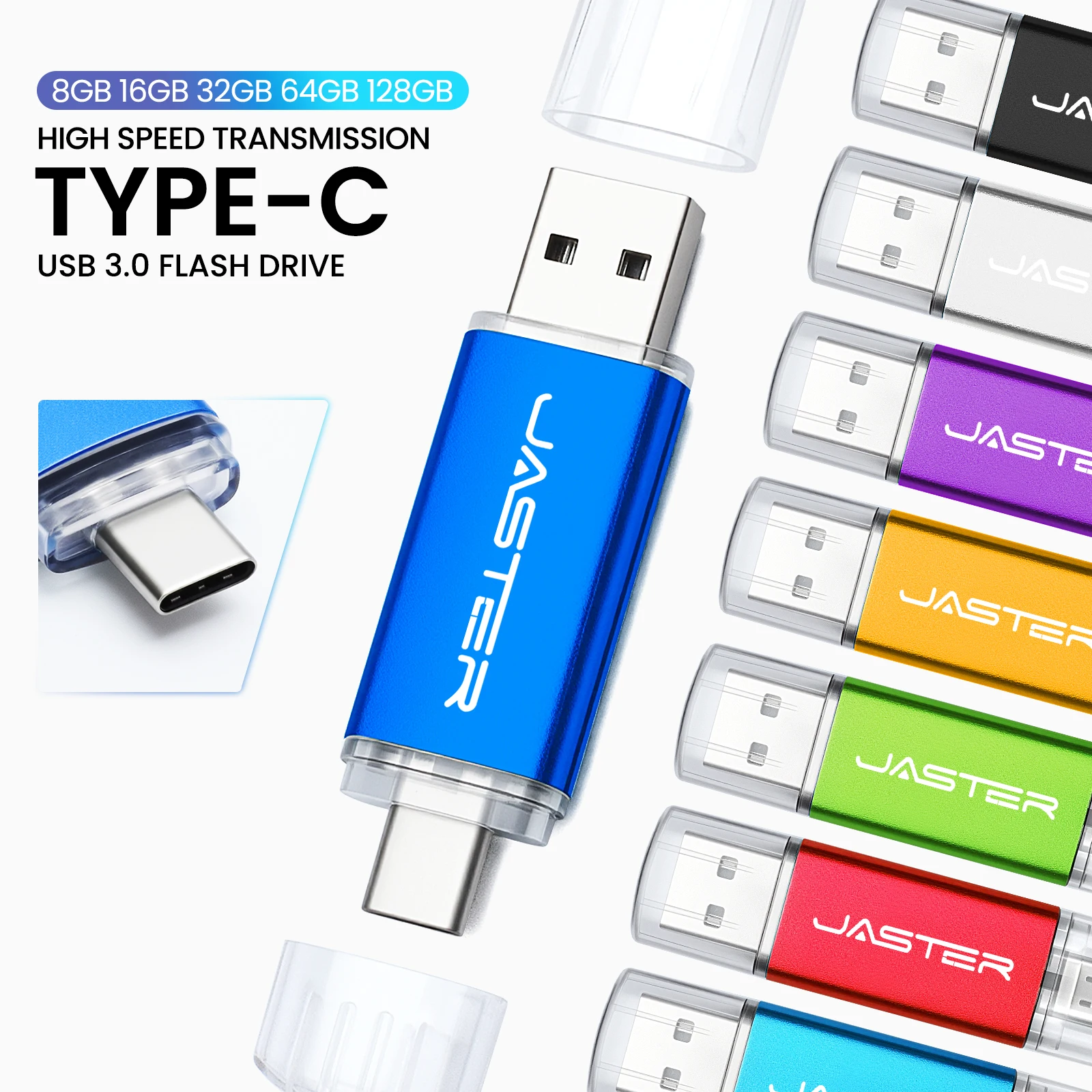 USB-C Pen Drive 128GB TYPE-C USB 3.0 Flash Drive 64GB Colorido USB3.0 Memory Stick Pendrive de alta velocidade 32GB Azul Vermelho Verde Preto USB-C Pen Drive 128GB TYPE-C USB 3.0 Flash Drive 64GB Colorido USB3.0 Memory Stick Pendrive de alta velocidade 32GB Azul Vermelho Verde Preto