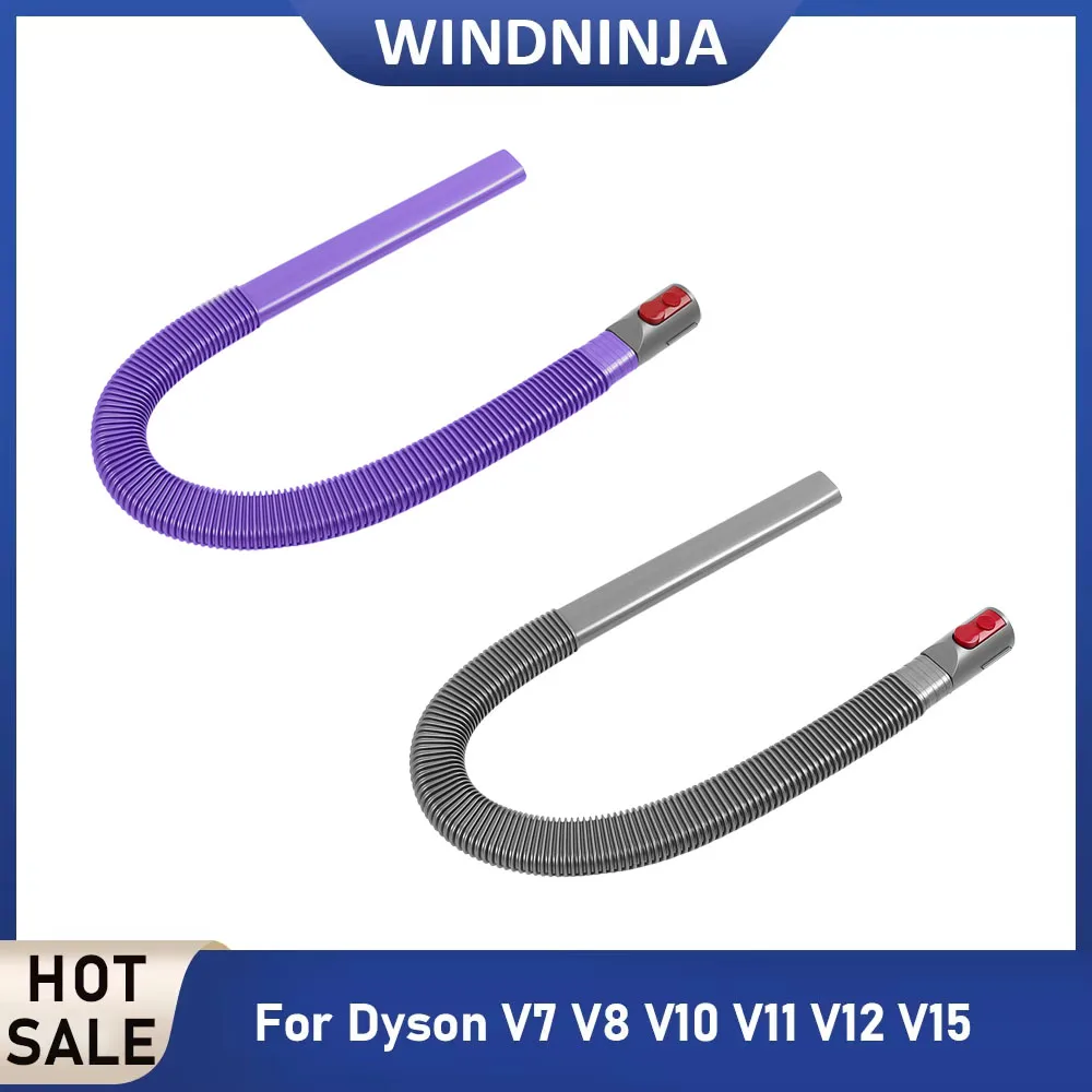 Mangueira Flexível para Secador de Roupa, Peças para Aspirador Dyson V7 V8 V10 V11 V12 V15, Acessórios, Mangueira para Frestas, Peça de Reposição