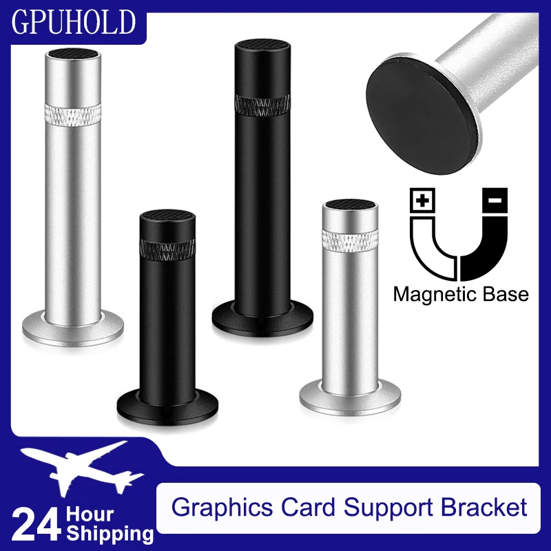 Suporte universal de alumínio para placa gráfica GPUHOLD com base para placa de vídeo Suporte GPU para RTX4090/4080/4070/4060 RX580