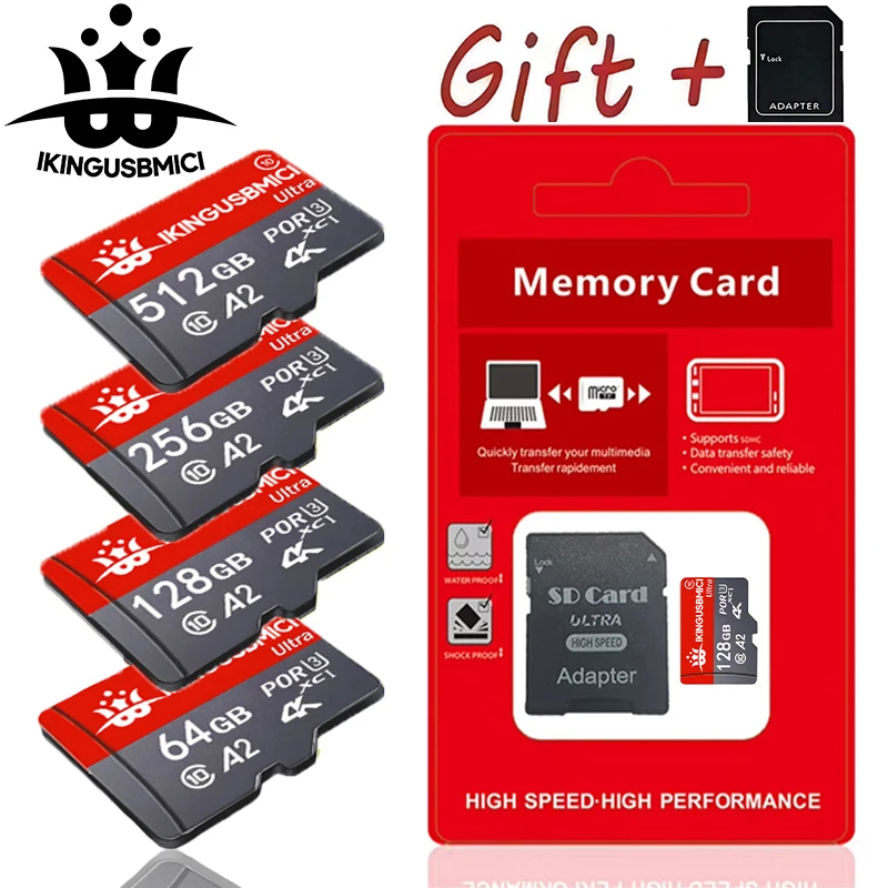 Cartão de Memória e Cartão Micro SD, Cartões SD, Cartões TF, Ultra Alta Velocidade, Essenciais 32GB/64GB/256GB/512GB para MP3 Player Cartão de Memória e Cartão Micro SD, Cartões SD, Cartões TF, Ultra Alta Velocidade, Essenciais 32GB/64GB/256GB/512GB para MP3 Player