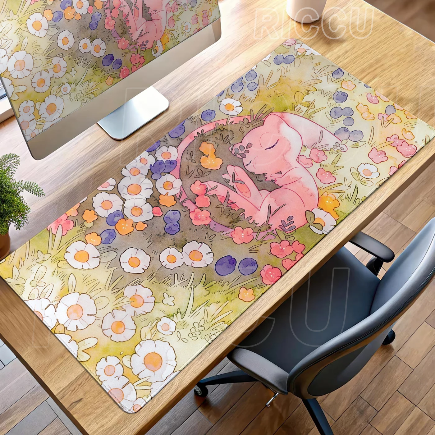 Mouse Pad Gamer Grande de Borracha Antiderrapante para Teclado e Mesa, Tapete para Jogos, Acessórios para Laptop e PC, Mousepad Mewtwo P-Pokémon Mouse Pad Gamer Grande de Borracha Antiderrapante para Teclado e Mesa, Tapete para Jogos, Acessórios para Laptop e PC, Mousepad Mewtwo P-Pokémon