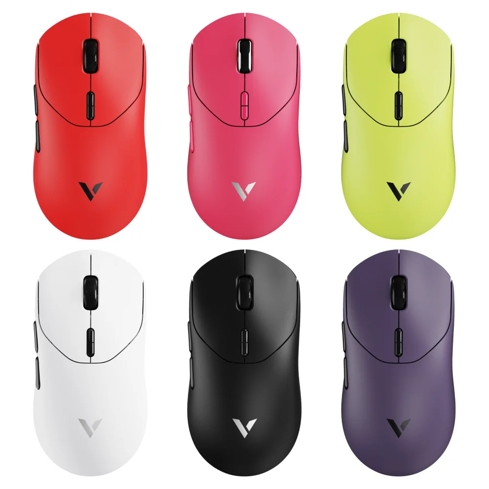 Rapoo vt2 mouse para jogos sem fio verdadeiro 8k taxa de pesquisa sem fio esports grau 53g leve 26000dpi até 500 horas de vida útil da bateria