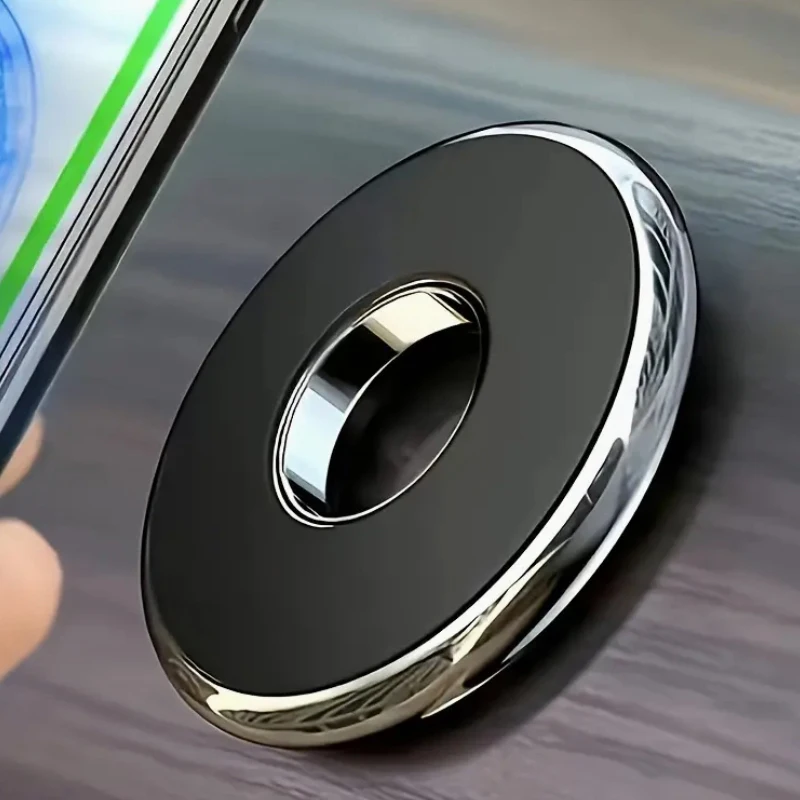 Suporte magnético universal para celular, suporte redondo para montagem em carro, gps, smartphone, suporte móvel no carro para iphone