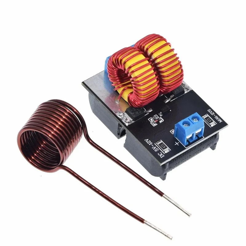 120w mini máquina de aquecimento zvs dc 5-12.0v aquecedor de indução de tensão de entrada módulo de fonte de alimentação de alta frequência
