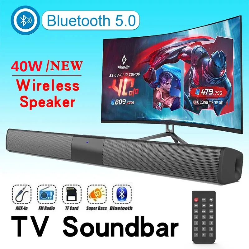 Sistema de som de cinema em casa alto-falante bluetooth alto-falantes do computador para tv soundbar caixa subwoofer rádio centro música boom box coluna