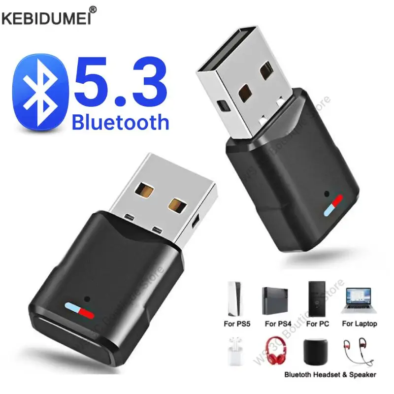 Receptor adaptador de fone de ouvido de áudio de jogo sem fio para ps5 ps4 console de jogos pc fone de ouvido bluetooth 5.3 transmissor de áudio Receptor adaptador de fone de ouvido de áudio de jogo sem fio para ps5 ps4 console de jogos pc fone de ouvido bluetooth 5.3 transmissor de áudio
