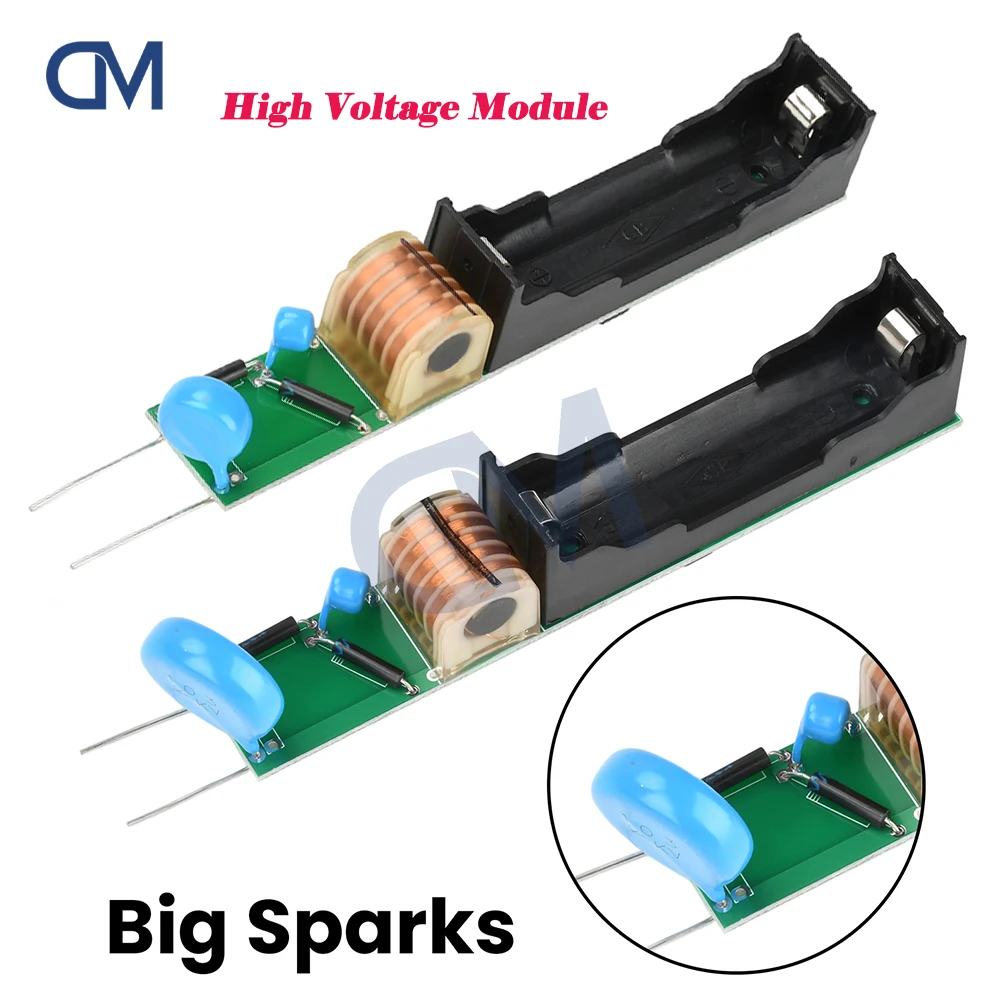 Impulsionador de bobina de ignição 3.7v, 20kv, alta tensão, transformador, arco, pulso, gerador hipot, inversor, fonte de alimentação ﻿