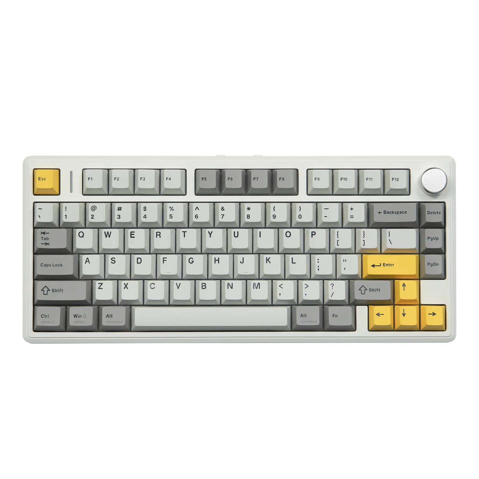 Teclado Mecânico Gamer Sem Fio EPOMAKER TH80 V2 75% ANSI US Layout Tri-mode com Bateria de 8000mAh e Retroiluminação RGB