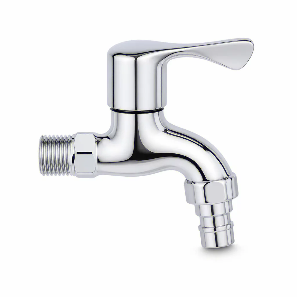 Torneira de Cobre para Máquina de Lavar Roupa, Torneira de Parede de 4 Pontos, Torneira Externa para Jardim G1/2, Abertura Rápida