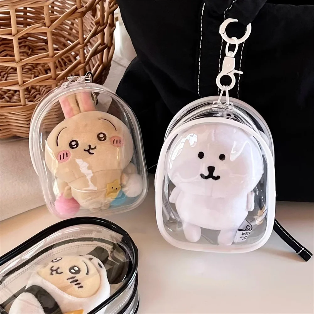12cm pvc transparente saco de armazenamento com chaveiro multicolorido dos desenhos animados boneca caixa de exibição caso à prova de poeira fones de ouvido presente organizador sacos 12cm pvc transparente saco de armazenamento com chaveiro multicolorido dos desenhos animados boneca caixa de exibição caso à prova de poeira fones de ouvido presente organizador sacos