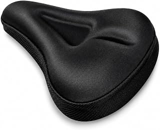 Capa de Selim Gel Banco Selim Ajustável Bicicleta Speed Spinning Preto/Universal