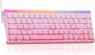 AULA Hero 68He Teclado Mecanico Gamer Com Fio Teclado Magnetico 60% 8000Hz