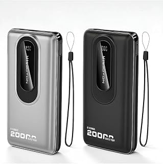Carregador Portátil Power Bank 20000mah 22.5W YD79, Prata