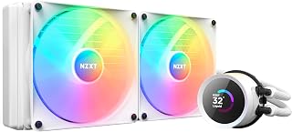 Water Cooler Nzxt Kraken 280 RGB COM 2 Fans Branco