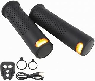 Punhos com Sinalizador-Sinalização | Bateria Recarregável via USB, Ergonômico, Acessório, para Patinete Elétrico