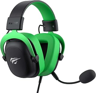 Havit Headset Gamer H2002D Driver 53mm P3 Verde Compatível c/ Xbox One e PS4 - H2002D