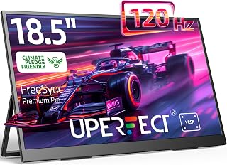 UPERFECT Monitor Portátil 18,5" FHD 120Hz, 100% sRGB IPS HDR FreeSync