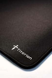 Mouse Pad Gamer APEX CONTROL SOFT Profissional 49x42 Preto Branco Ergonômico Costura Baixa Titorion (Preto)
