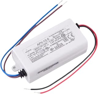 Fonte de Alimentação Compacta Apv-12-5 5V 2A 10W para Iluminação Led e Dispositivos Elétricos.