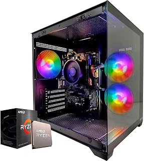 PC Gamer RYZEN 7 5700G, 16GB DDR4, SSD Sata 480GB, Vega 8, Aquario Preto