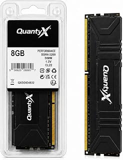 QuantyX Memória RAM Gamer 8GB DDR4 3200MHz DIMM Desktop