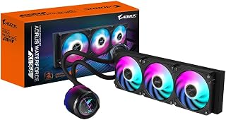 Water Cooler Gigabyte Aorus 360, Rgb, 360mm, Amd/intel, com Display Lcd, Preto - Gp-aorus Waterforce X Ii 360