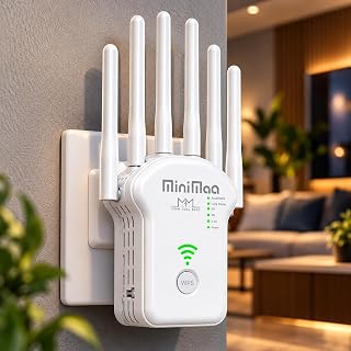 Roteador Wi-Fi e Repetidor Dual Band 1200 Mbps com 6 Antenas Branco