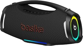 Caixa de Som, Basike boombox F9 Pro, Bluetooth, 300W(Preto)