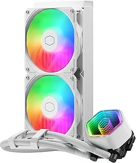 WATER COOLER MASTERLIQUID CORE II 240 BRANCO 2 FANS ARGB | MLW-D24M-A18PA-RW