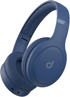 Dapon Fone de Ouvido Headphone H02d Bluetooth 5.1 Over-ear 22 Horas de Bateria Azul