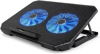 Base Cooler Notebook 9 a 17 Pol Suporte 5 Níveis Ergonômico LED 2 USB