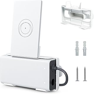 Suporte de parede para roteador Starlink V5 e fonte de alimentação