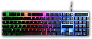 Teclado Gamer Semi Mecânico RGB USB Anti Ghosting 107 Teclas