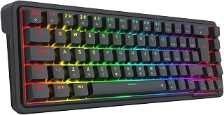 Teclado Mecânico Gamer Redragon Nova RGB Preto 65% Gasket Mount Switch Dragon Chant Linear K709-RGB (PT)
